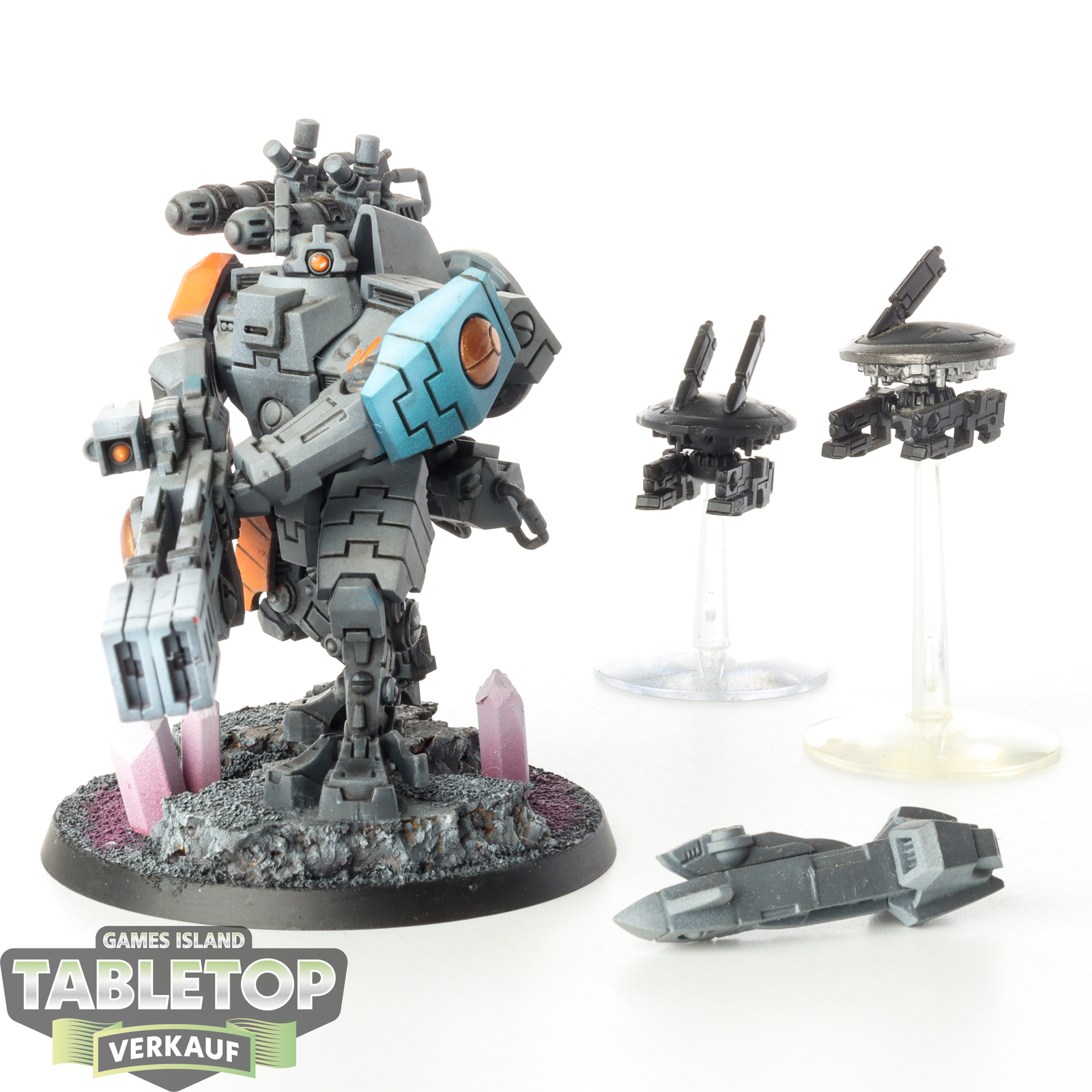 Tau Empire - XV88 Broadside Battlesuit - bemalt