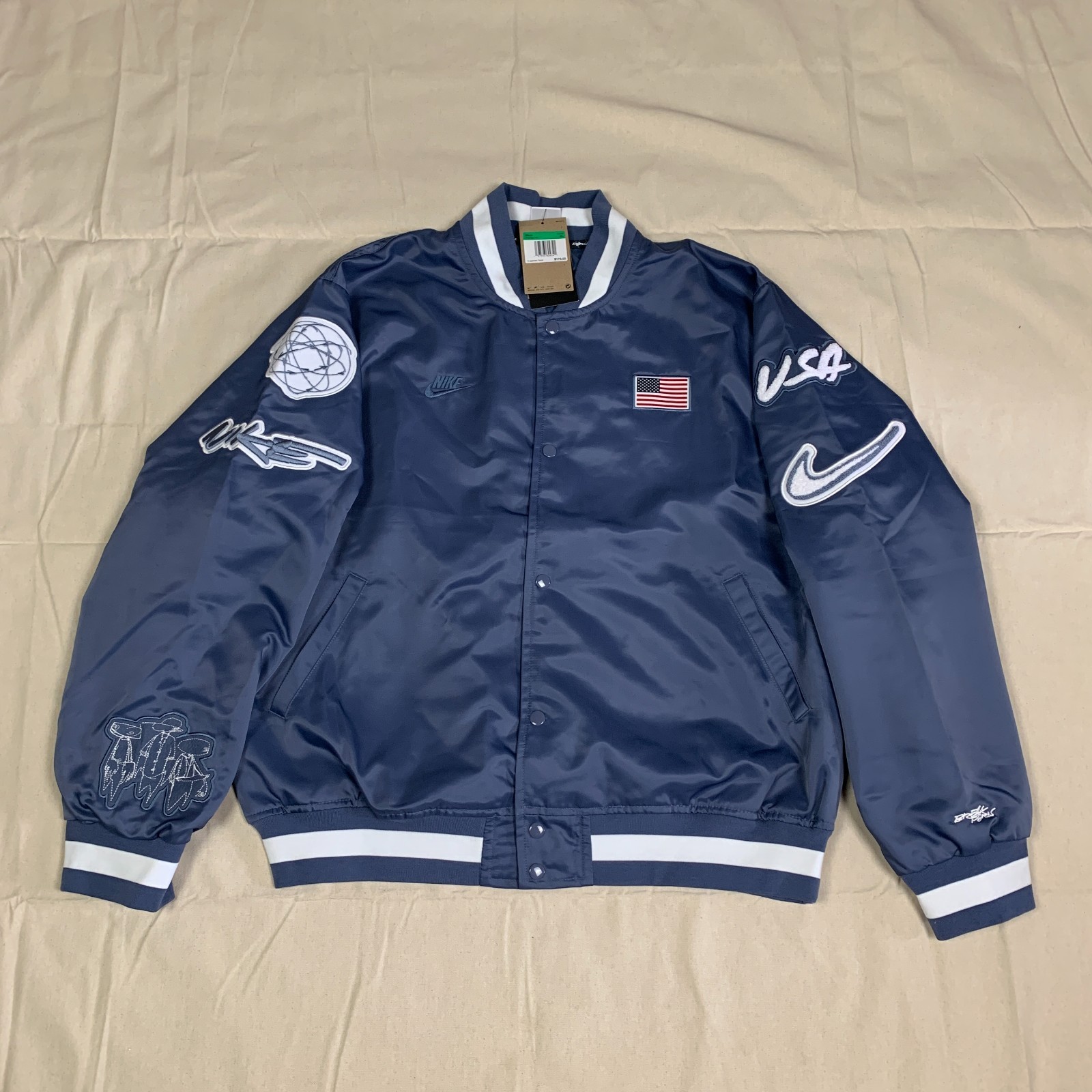 NIKE Dugout Satin Jacket ダグアウト スタジャン XXL $_57.JPG?set_id=880000500F