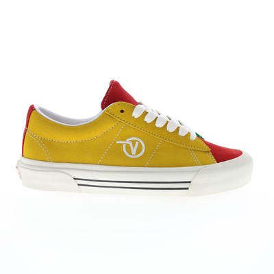 Vans Sid DX VN0A4BTXXIE Мужские желто-красные замшевые кроссовки Lifestyle 4.5