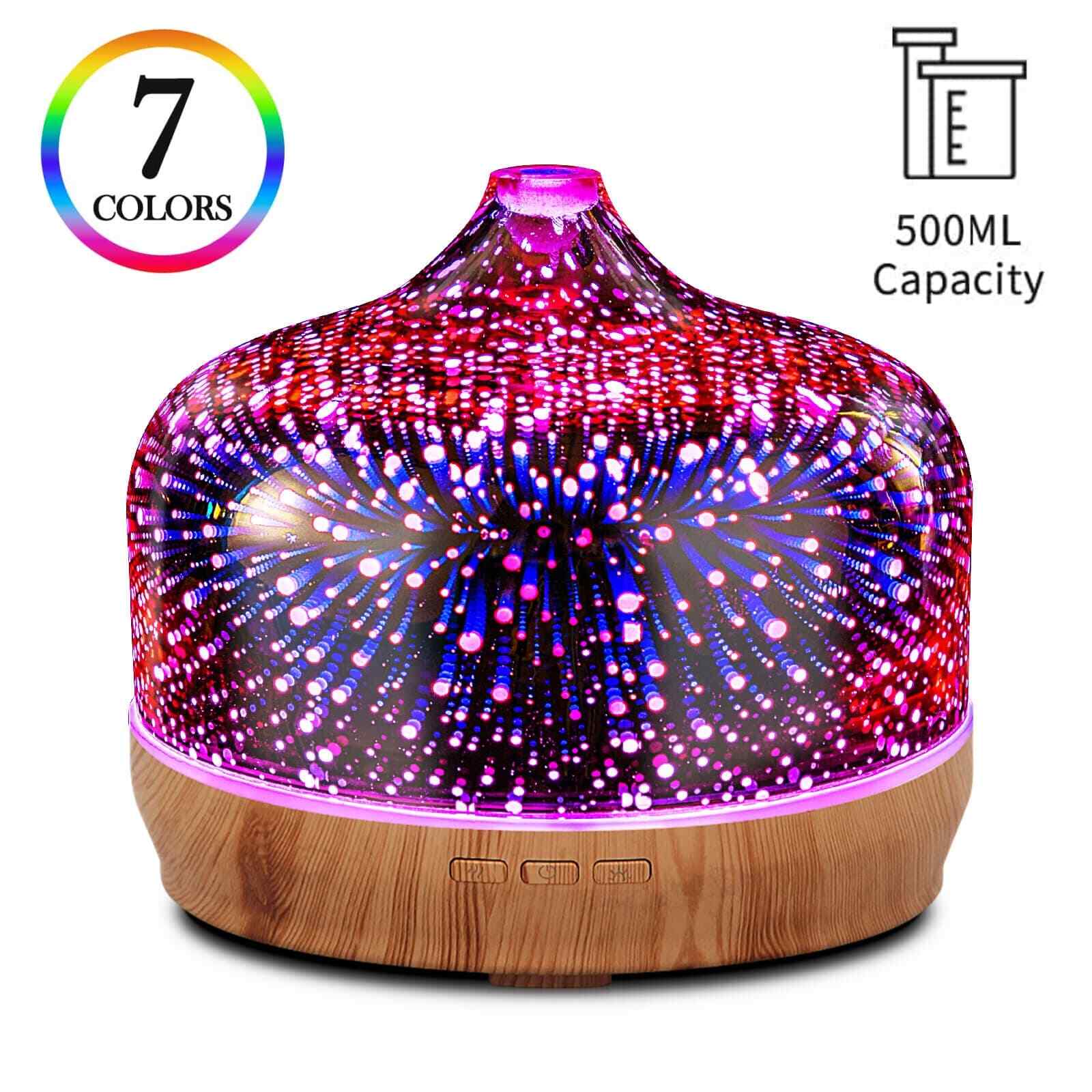 3d Glass Aromatherapy Ultrasonic Rosegold
