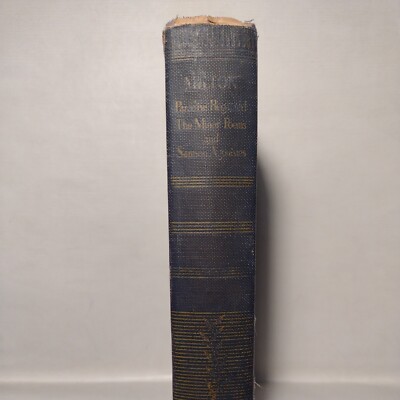 Paradise Regained: The Minor Poems and Samson Agonistes, John Milton 4th HC 1937