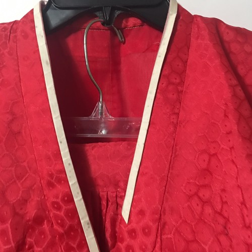 Vintage Korean Hanbok Traditional Women's Dress Costume Adult S Red 2 pc