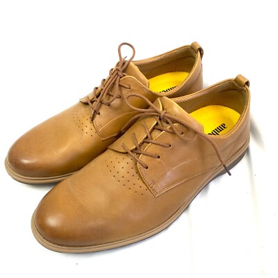 Amberjack Men's The Original Full Grain Leather Dress Shoes Honey Tan US:12