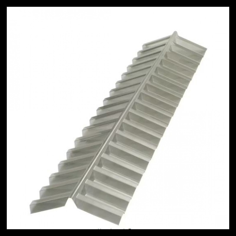 4 Ft. Solar Grey Polycarbonate Ridge Cap Flashing