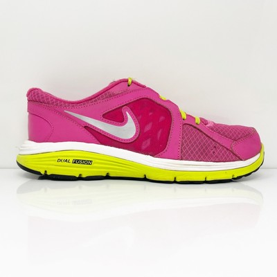 

Nike Girls Dual Fusion Run 525593-600 Розовые кроссовки для бега, размер 5,5 лет, Розовый, Dual Fusion Run