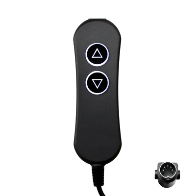 Mulin MLSK111-A1 2 Button 5Pin Lift Chair Remote Hand Control with USB Backlight