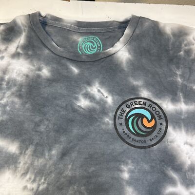 THE GREEN ROOM TODOS SANTOS BAJA SUR RESTAURANT BAR TEE T SHIRT Mens XL Tie Dye 