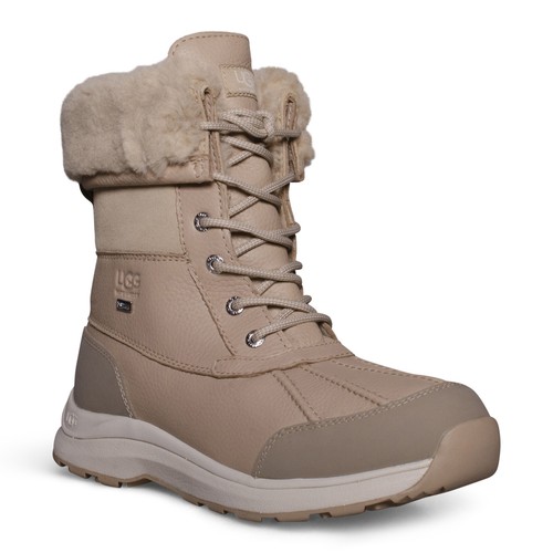 Pre-owned Ugg Adirondack Iii Mustard Seed Leather Waterproof Snow Womens Boots Size Us 9 In Yellow