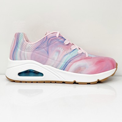

Skechers Girls Uno 310521L Розовые повседневные кроссовки, размер 5, Розовый, Uno