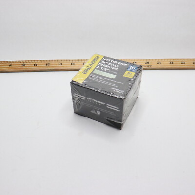 (2,500-Pk) Huttig-Grip Straight Finish Nails Electro Galvanized 16-Gauge 2-1/2''