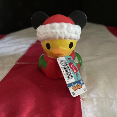 Disney Duckz Xmas Winter Rubber Duck Collectible Mickey Mouse Duck Jazwares