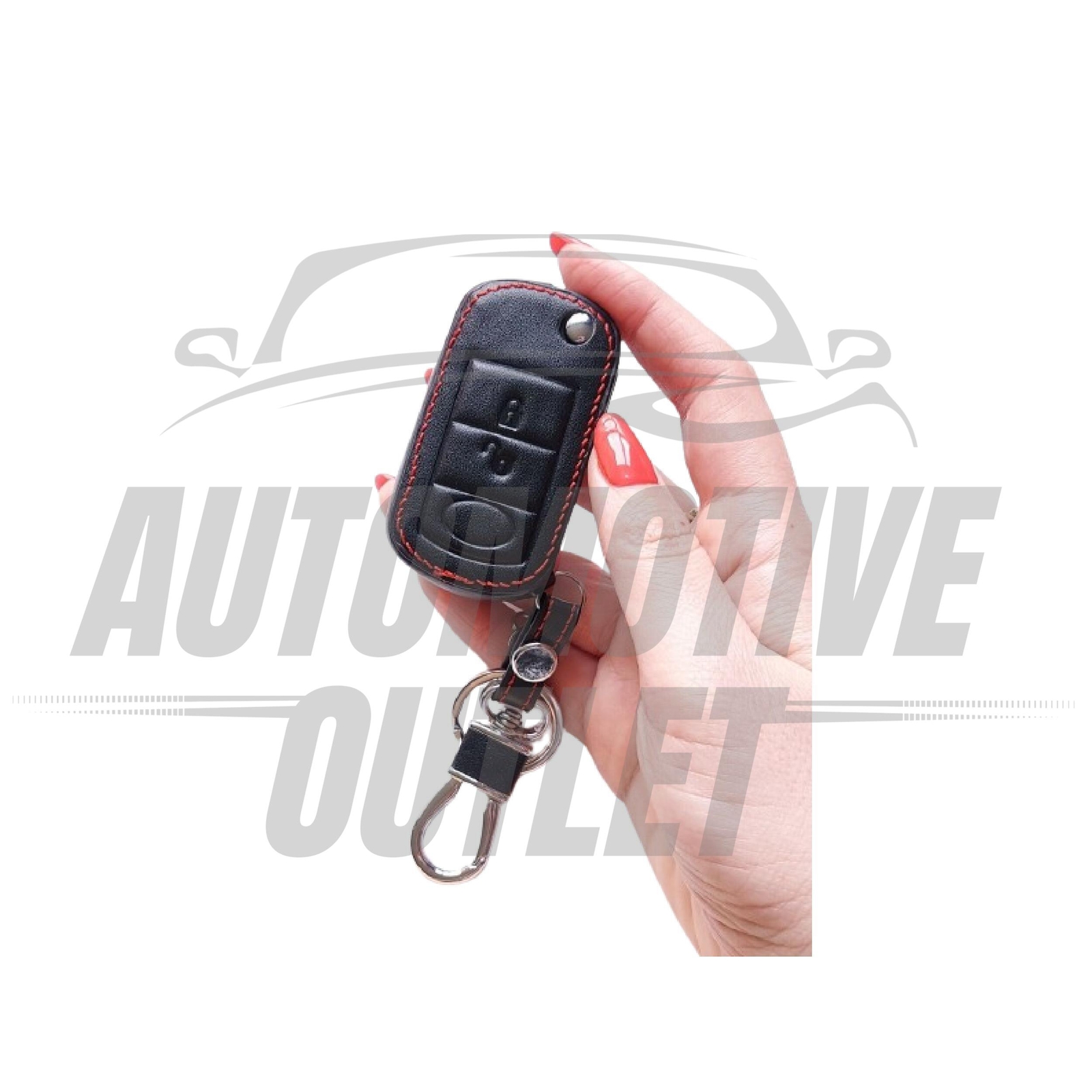 REMOTE FOB KEY COVER DISCOVERY 3  BLACK LEATHER FOR LAND ROVER RANGE ROVER SPORT 4