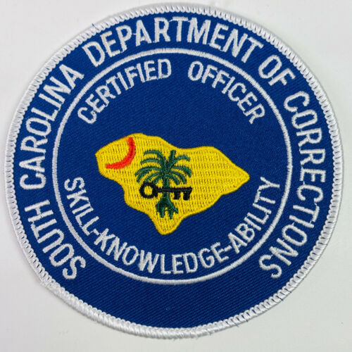 Department Of Corrections Certified Officer DOC South Carolina SC Patch A2