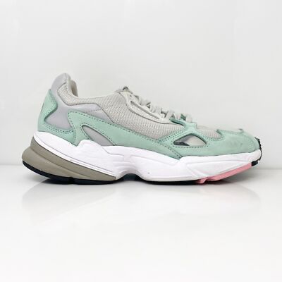 Adidas Womens Falcon B28127 Серые повседневные кроссовки, размер 7, Серый, Falcon