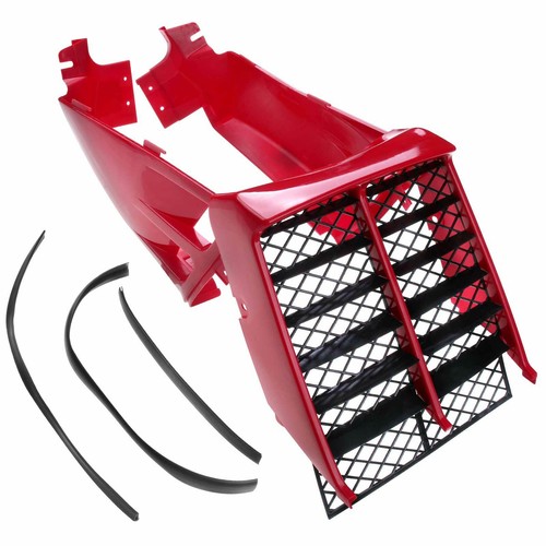 Plastic Gas Tank Side Covers with Grill for Yamaha Banshee 350 YFZ350 87-06 Red