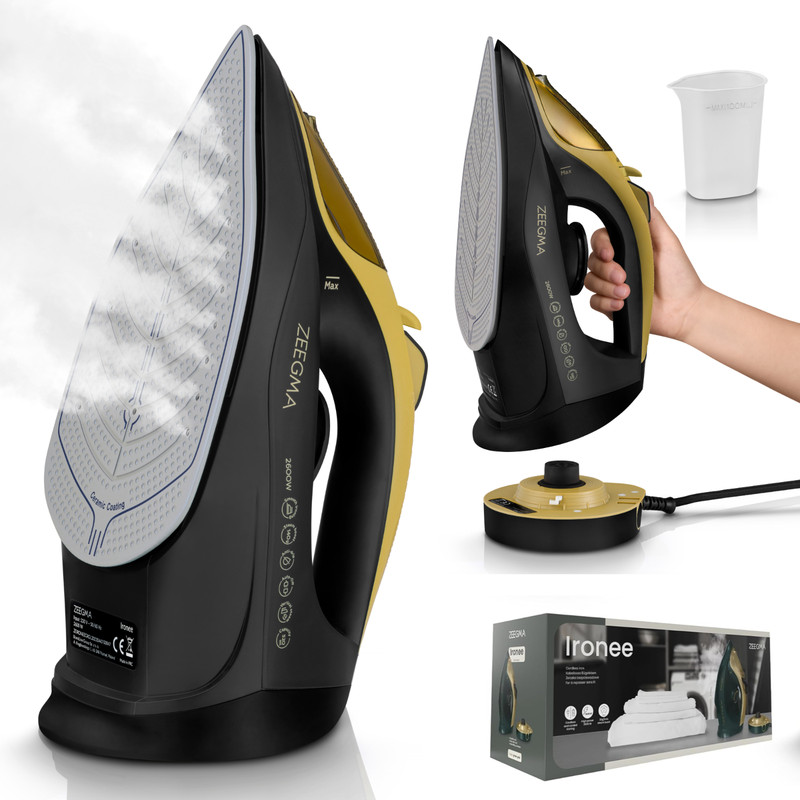 Kabelloses BÃ¼Geleisen DampfbÃ¼Geleisen Mit Keramiksohle Zeegma Ironee 2600 W