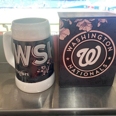 City Connect Washington Nationals Commemorative Ceramic Beer Stein  9/1 SGA  New