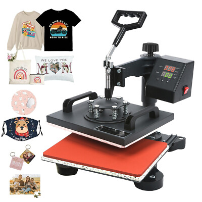 12'' x 10'' Swing Away Digital Heat Press Machine Transfer Sublimation T-shirt DIY