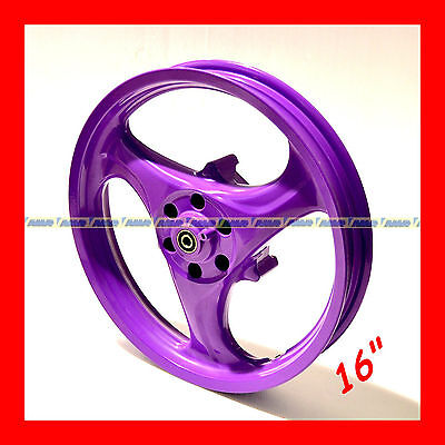 CERCHIO RUOTA ANTERIORE 3 RAZZE APRILIA RS 50 DEL 1993 VIOLA FRENO DISCO 8208359