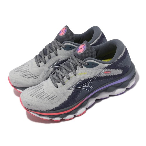 

Женские шоссейные кроссовки Mizuno Wave Sky 7 Super Wide Grey Purple J1GD2312-21, Серый, Wave Sky 7 Super Wide