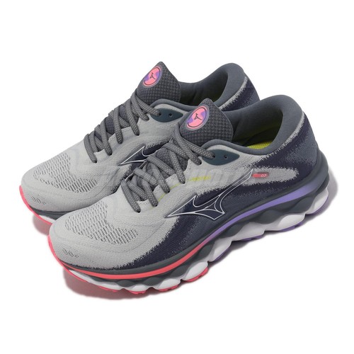 Женские шоссейные кроссовки Mizuno Wave Sky 7 Super Wide Grey Purple J1GD2312-21