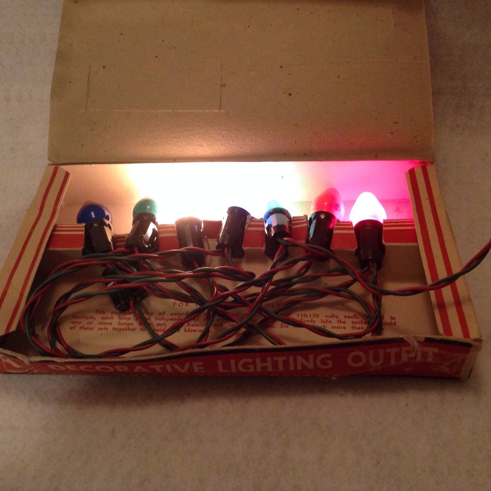 Leco decorative Lightning Outfit, Indoor Lights, 1940's