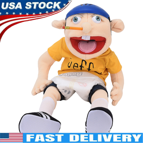 Jeffy Puppet Jeffy Hand Puppet PlushToy Stuffed Doll Kids Birthday Toy Gift 60cm