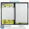 DOWELL Window Privacy Film, Frosted Glass Window Film, Static Cling Glass Vinyl, Heat Blocking Frosting Coverings, Removable Door Stickers for Home Office, Non-Adhesive, Reusable, 23.6 x 78.7 inches