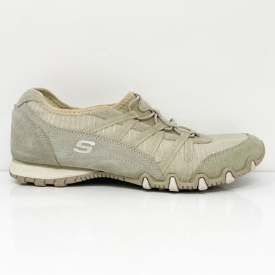 

Skechers Womens Bikers 22186MC Бежевые повседневные кроссовки, размер 8, Бежевый, Bikers