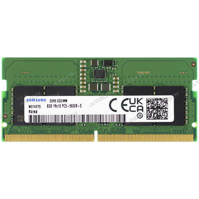 Samsung 8GB 1Rx16 PC5-5600 SODIMM DDR5-44800 Non-ECC Laptop