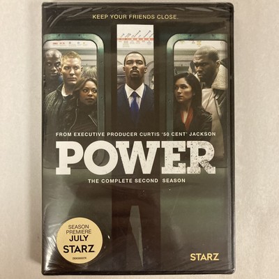 Power: The Complete Second Season (DVD, 2015) New- Curtis 50 Cent Jackson￼