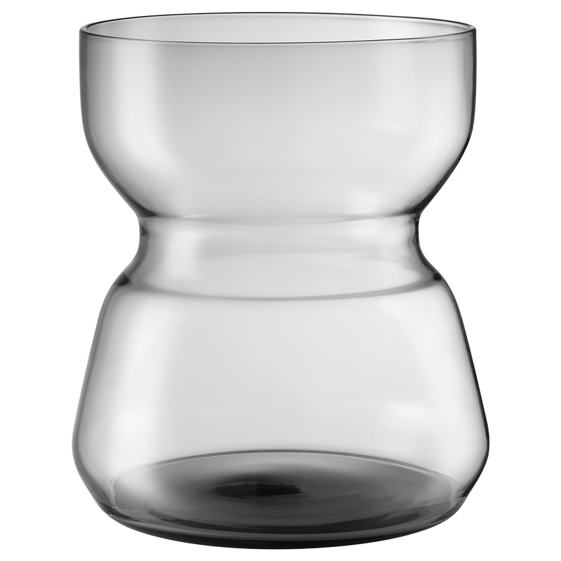 Ikea Vases Bowls Omtanksam Vase Light Grey 18 Cm Ebay