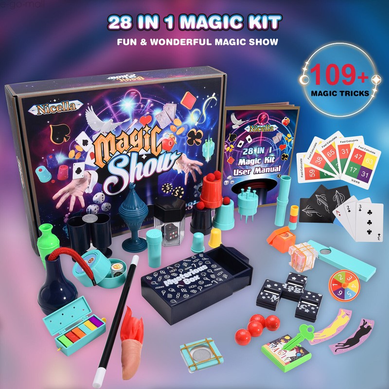 Magic Kit for Kids -200+ Magic Tricks Magic Wand Set