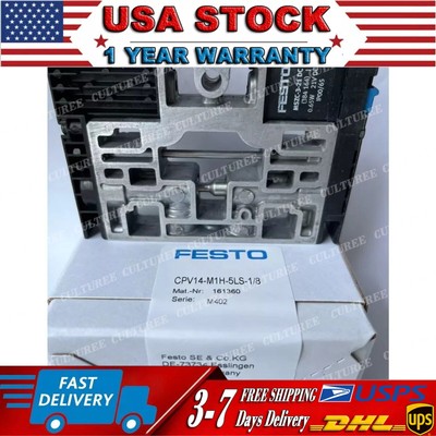 New Festo 161360 CPV14-M1H-5LS-1/8 Air solenoid valve