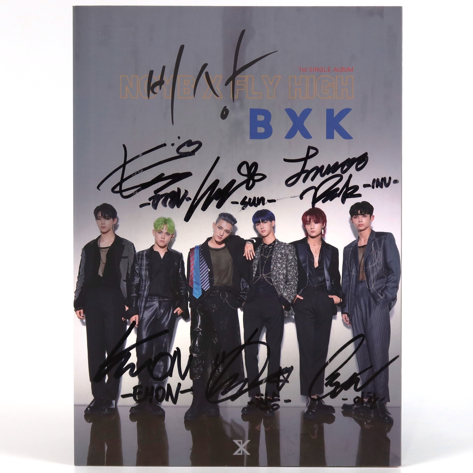 BXK - NOYB X FLY HIGH Signed Autographed CD Single Album K