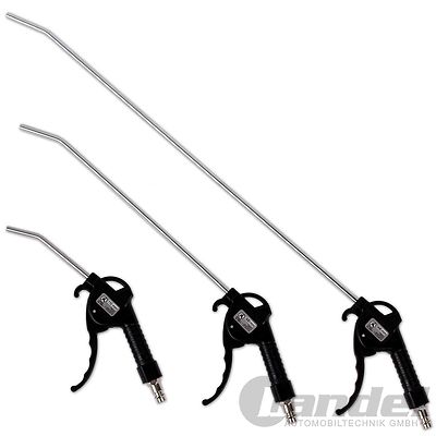 Druckluft Ausblaspistole Werkzeug 3 teiliges Set 110/300/500 mm Druckluftpistole