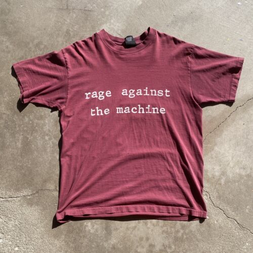 VINTAGE RAGE AGAINST THE MACHINE 1993 TOUR TEE XL GIANT TAG SINGLE STITCH VINTAGE RAGE AGAINST THE MACHINE 1993 TOUR TEE XL GIANT TAG SINGLE STITCH