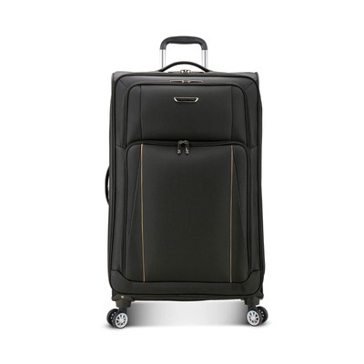 Traveler's Choice Lares Softside Expandable Luggage with Spinner Wheels, Blac...