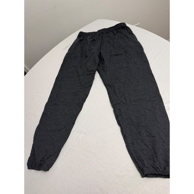 Athletic Works Mens Fleece Jogger Sweatpants Charcoal Gray Heather Size L 36-38