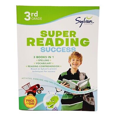 Sylvan Learning 3rd Grade Reading Success 3-in-1 Paperback 