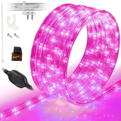 108LEDs 10ft LED Outside Rope Lights, Outdoor ETL Certified Waterproof Perman...