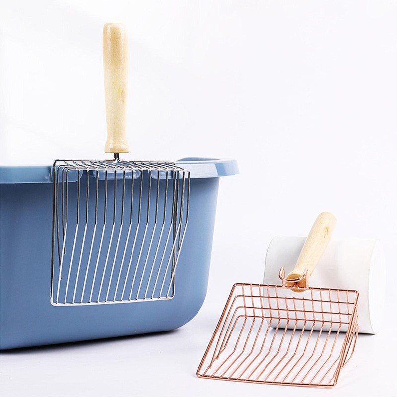 Pet Cat Litter Scoop  Deep Shovel Metal Scooper Sifter Strainer Cleaner Tool