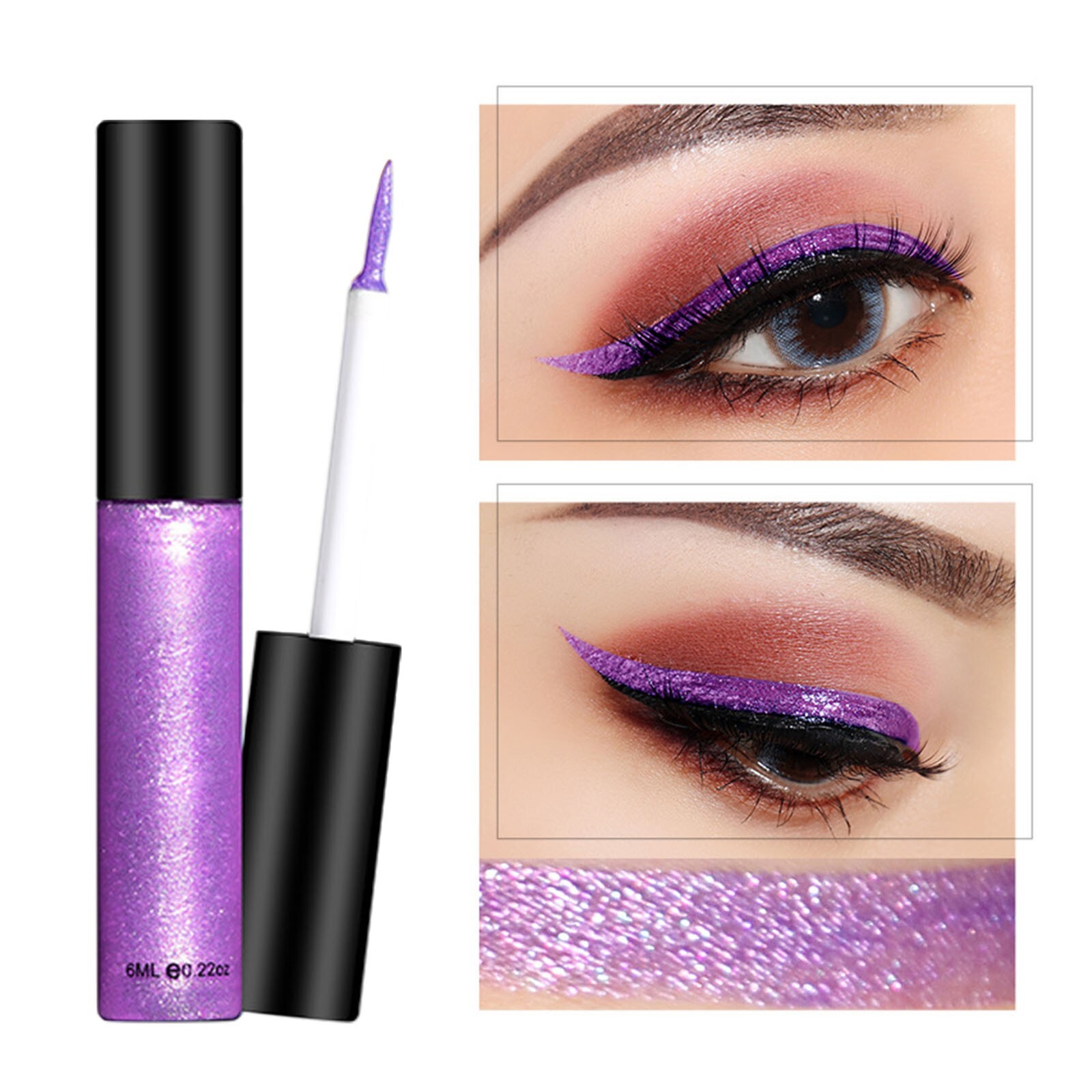 Multi Color Eyeliner Pencil Highlighter Shimmering Eyeliner Diamond Liquid