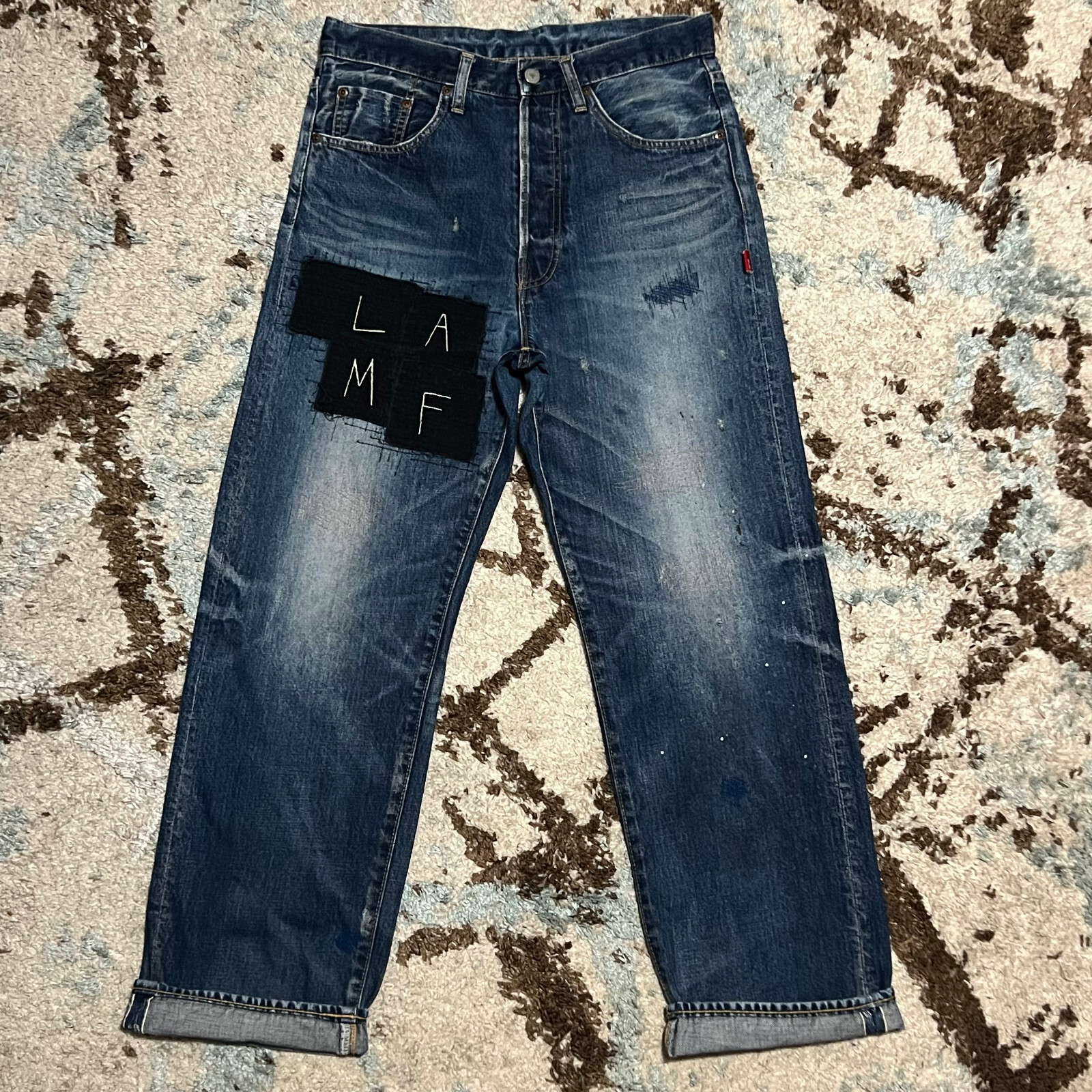 WTAPS LAMF Neighborhood Japanese Selvedge Jeans Size Small WTAPS LAMF Neighborhood Japanese Selvedge Jeans Size Small