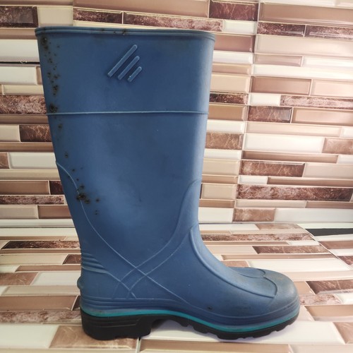 Northerner Rubber Boots Womens Blue Waterproof Vintage No Size Tag