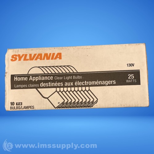 ＊DC＊25cm＊美品！ Sylvania 25T8DC Box of 10 Incandescent Lamp, 25W 9029 | eBay