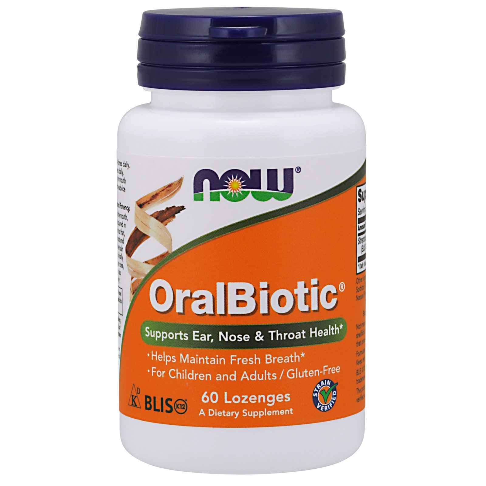 NOW Foods OralBiotic, 60 пастилок