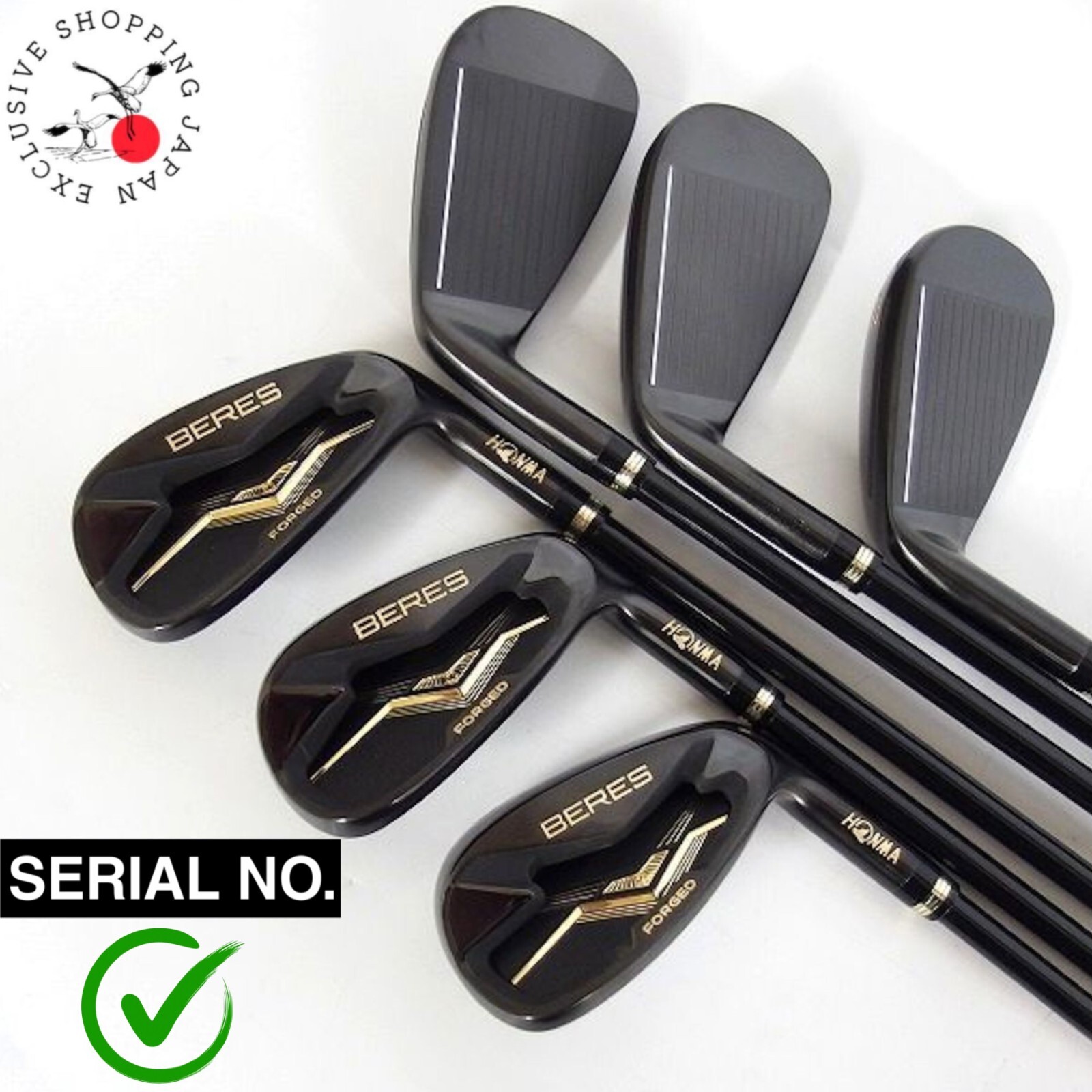 HONMA Golf Club BERES Black Iron 6 Set ARMRQ MX BLACK Shaft