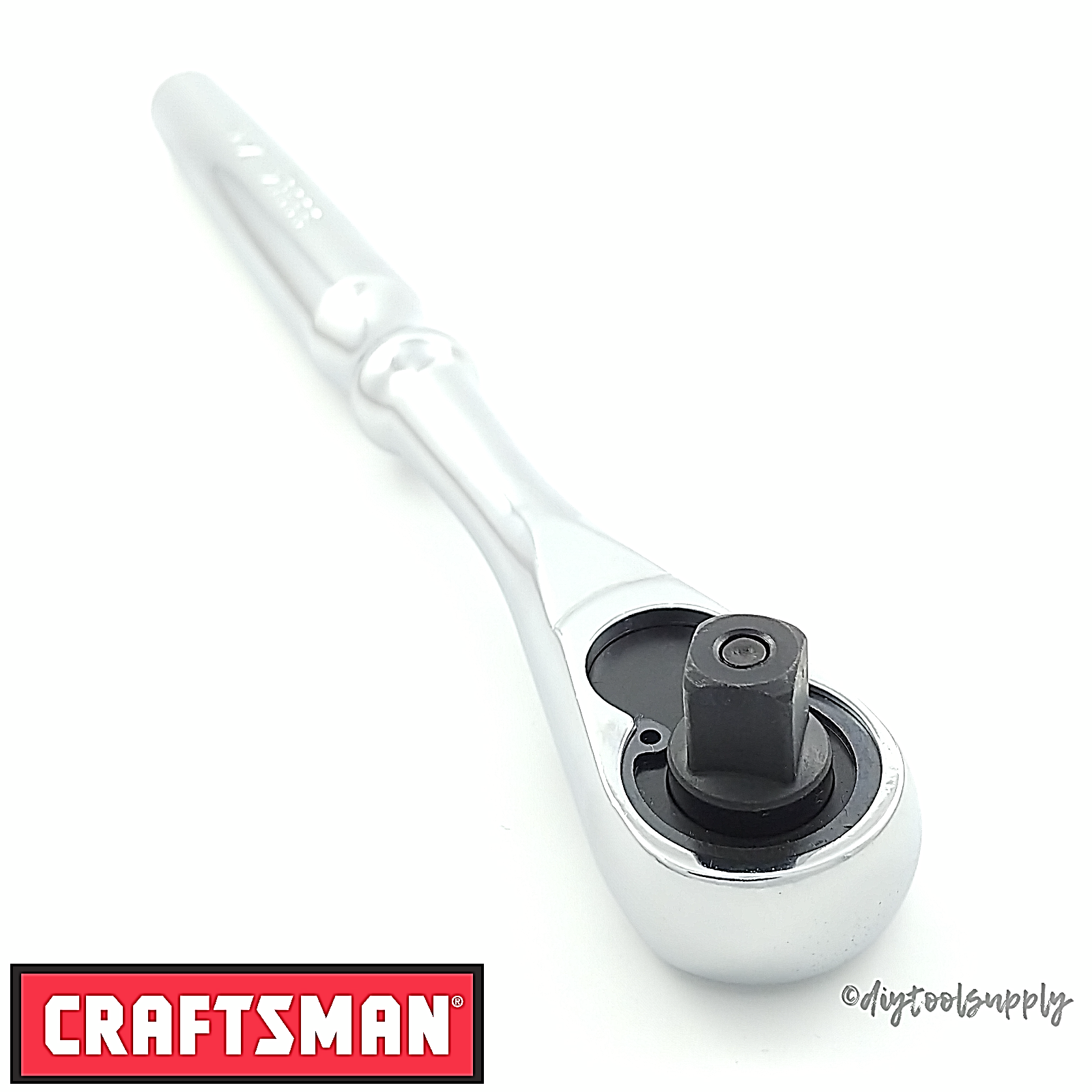 Craftsman 3/8" Drive Ratchet Socket Wrench 45t Full Polish Quick