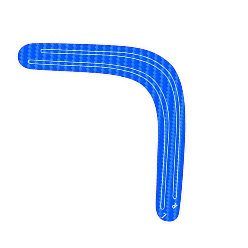 Self-Adhesive LED Light Bar Strip Carbon Fiber Texture Sticker For